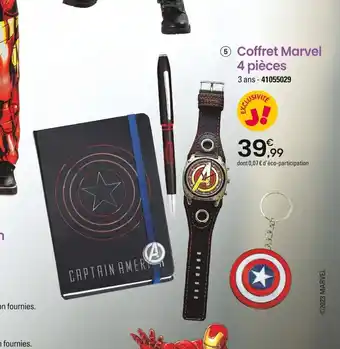 JouéClub 5 Coffret Marvel 4 pièces offre
