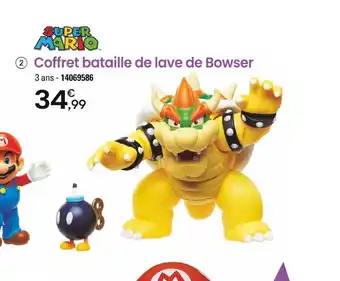 JouéClub 2 Coffret bataille de lave de Bowser offre