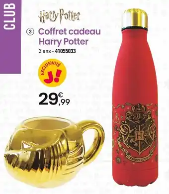 JouéClub 3 Coffret cadeau Harry Potter offre