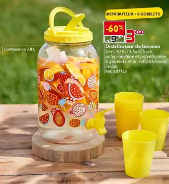 Gifi Distributeur de boisson offre