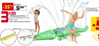 Gifi Alligator jet d’eau offre