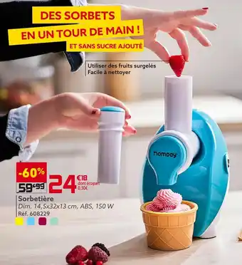 Homday sorbetière