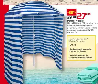 Gifi Parasol rideaux offre