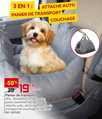 Gifi Panier de transport offre