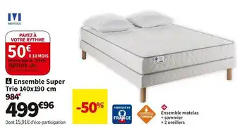 Conforama Pack super trio offre