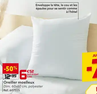 Gifi Oreiller moelleux offre