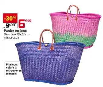 Gifi Panier en jonc offre