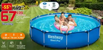 Gifi Bestway piscine tubulaire steel pro offre