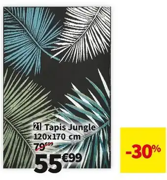 Conforama Tapis golden jungle offre