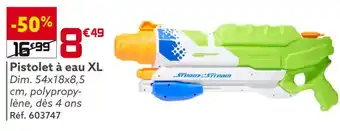Gifi Pistolet à eau xl offre