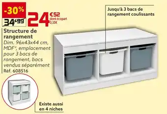 Gifi Structure de rangement offre