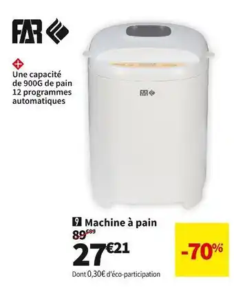 Far machine à pain pain90021