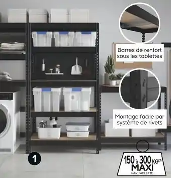 Castorama Étagère 5 tablettes offre
