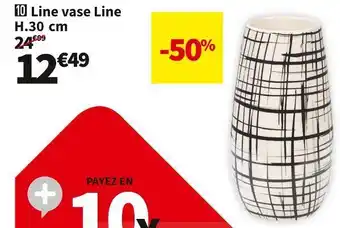 Conforama Line vase offre