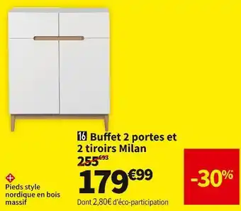 Conforama Buffet milan offre