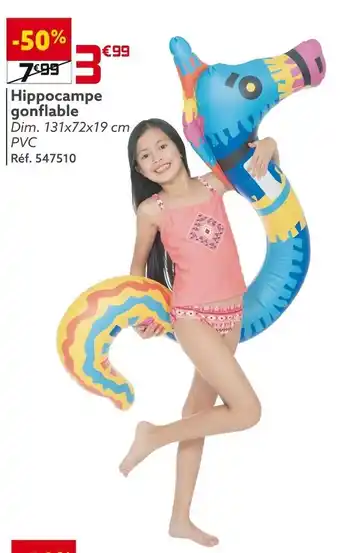 Gifi Hippocampe gonflable offre
