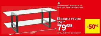 Conforama Meuble tv bas à poser dino offre
