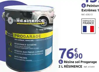 Mr Bricolage Résinence résine sol progarage 2 l offre