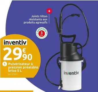 Mr Bricolage Inventiv pulvérisateur à pression préalable brico 5 l offre