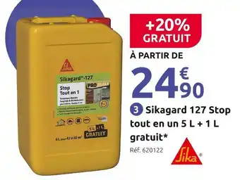 Mr Bricolage Sika sikagard 127 stop tout en un 5 l + 1 l gratuit offre