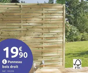 Mr Bricolage Panneau bois droit offre