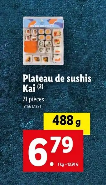 Lidl Plateau de sushis Kaj (2) offre
