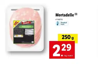 Lidl Mortadelle (3) offre