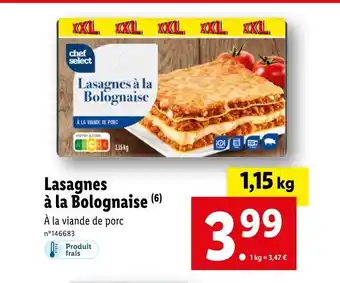 Lidl Lasagnes à la Bolognaise offre