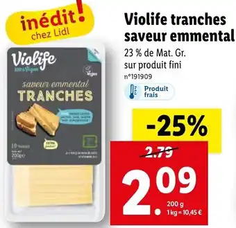 Violife tranches saveur emmental (ÂČ)