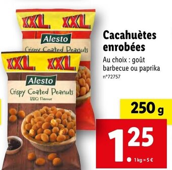 Cacahuètes enrobées
