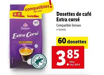 Lidl Dosettes de café Extra corsé offre