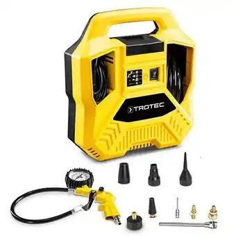 E.Leclerc Trotec compresseur portatif pcps 10-1100 - 1100 watts - pression de 8 bars max. - gonflage offre