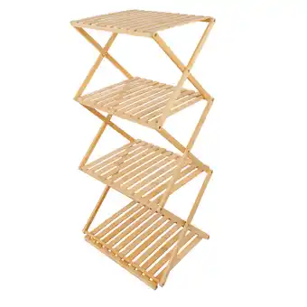 Action Étagère pliable en bambou offre