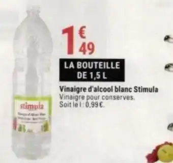 Gamm vert Vinaigre d`alcool blanc stimula offre