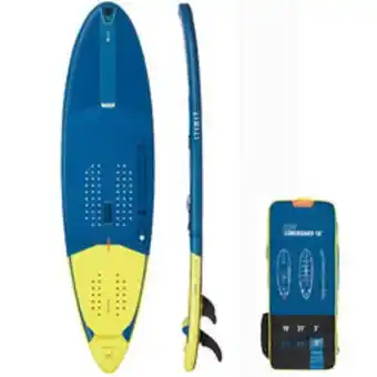 Decathlon Stand up paddle gonflable longboard de surf 500 | 10' 140l bleu offre