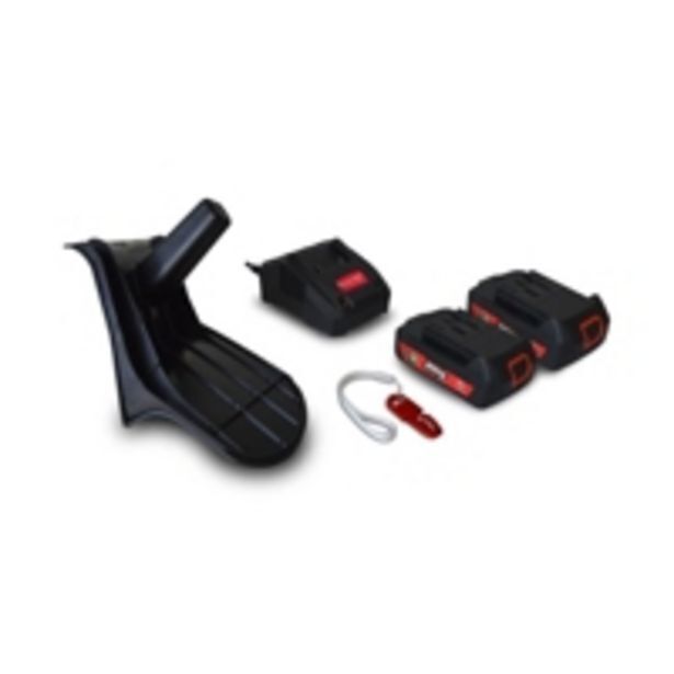 Promo Tondeuse a batterie 37cm 40v (2x 20v 2ah) moteur induction