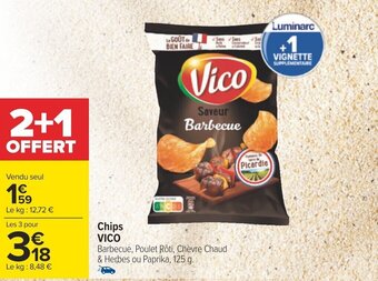 Carrefour Chips VICO offre