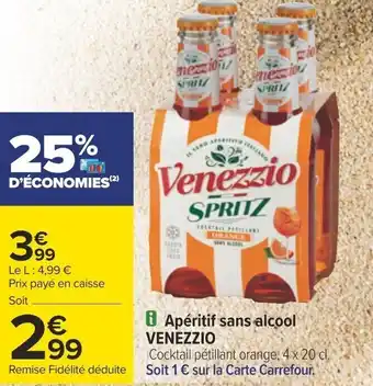 Carrefour i Apéritif sans alcool VENEZZIO offre