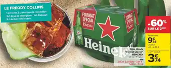 Carrefour Bière blonde "Format Spécial" HEINEKEN offre