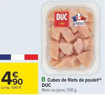 Carrefour i Cubes de filets de poulet (0) DUC offre
