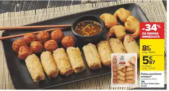 Carrefour Plateau assortiment asiatique(n) offre