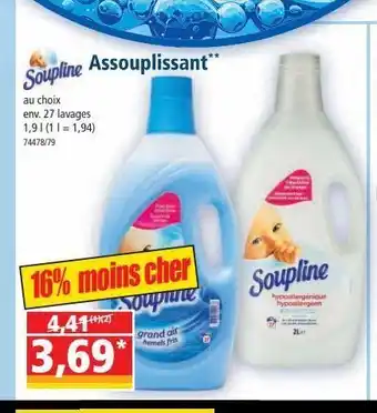 Norma Assouplissant soupline offre