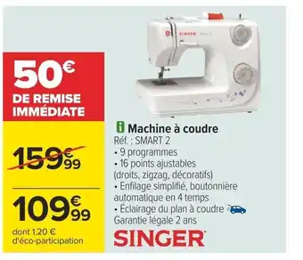 Carrefour i Machine à coudre offre