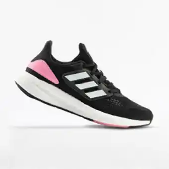 Decathlon Chaussures de running femme adidas pureboost f noir rose offre