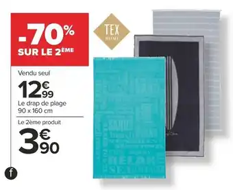 Carrefour Drap De Plage ou Fouta offre
