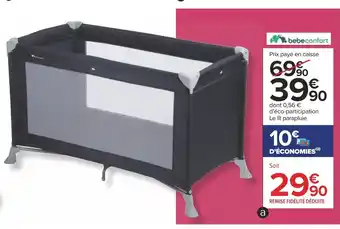 Carrefour Lit Parapluie SOFT DREAMS offre