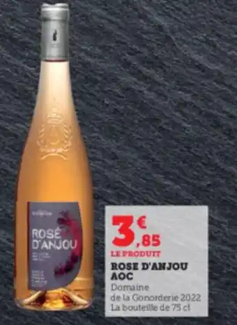 Super U LE PRODUIT ROSE D'ANJOU AOC Domaine offre