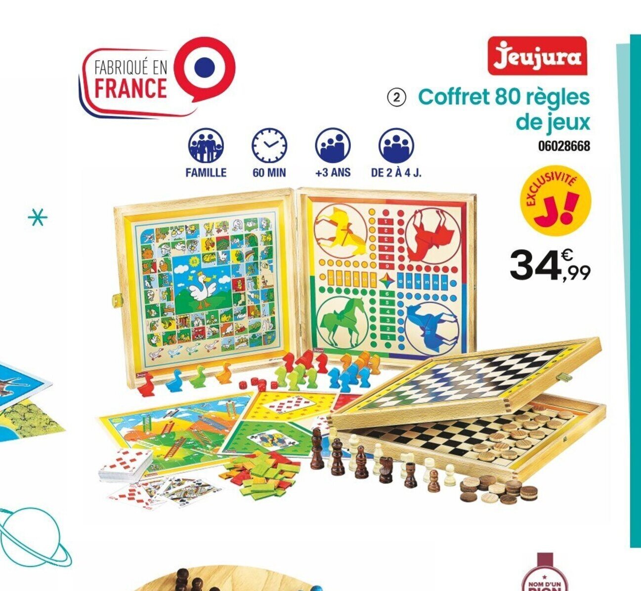 Promo Jeujura Coffret 80 règles de jeux chez