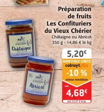Colruyt Préparation de fruits Les Confituriers offre