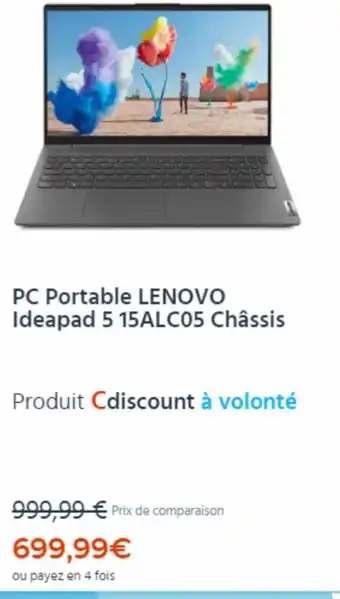 PC Portable LENOVO Ideapad 5 15ALC05 Châssis